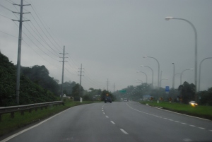 Sarawak Infrastructure in the border areas (road after Tebedu)
